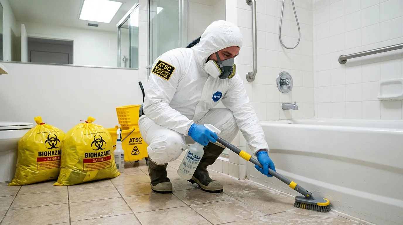 Decontamination equipment deployed for Blood Cleanup in Rancho Cucamonga
